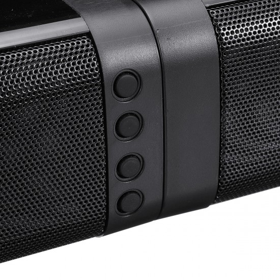 BKS-33 20W Detachable bluetooth Soundbar Speaker Heavy Bass Stereo 3D Sound Wireless Loudspeaker