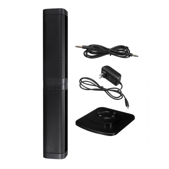 BKS-33 20W Detachable bluetooth Soundbar Speaker Heavy Bass Stereo 3D Sound Wireless Loudspeaker