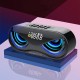 10W Creative Wireless bluetooth 5.0 Speaker Dual Units LED Display Alarm Clock FM Radio TF Card Stereo Speaker with Mic 10W Creative Wireless bluetooth 5.0 Speaker Dual Units LED Display Alarm Clock FM Radio TF Card Stereo Speaker with Mic