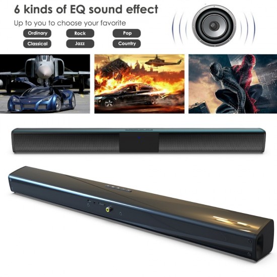 BS-28D 20W bluetooth Speaker TV Soundbar Home Theater HiFi 3D Surround Heavy Bass FM Raido TF Card AUX Speakers for TV Computer PS4 Phone BS-28D 20W bluetooth Speaker TV Soundbar Home Theater HiFi 3D Surround Heavy Bass FM Raido TF Card AUX Speakers for TV Computer PS4 Phone