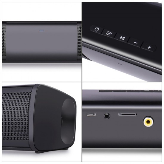 BS-28D 20W bluetooth Speaker TV Soundbar Home Theater HiFi 3D Surround Heavy Bass FM Raido TF Card AUX Speakers for TV Computer PS4 Phone BS-28D 20W bluetooth Speaker TV Soundbar Home Theater HiFi 3D Surround Heavy Bass FM Raido TF Card AUX Speakers for TV Computer PS4 Phone