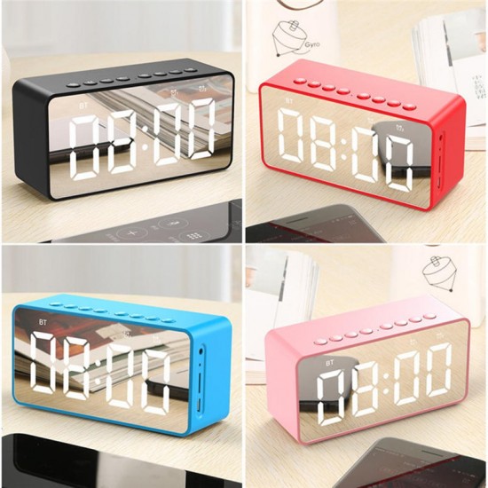 BT506 Wireless bluetooth 5.0 Speaker LED Display Dual Alarm Clock TF Card 4D Bass Stereo Speaker with Mic BT506 Wireless bluetooth 5.0 Speaker LED Display Dual Alarm Clock TF Card 4D Bass Stereo Speaker with Mic