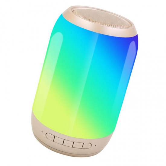 Portable Colorful LED Light Wireless bluetooth Speaker HiFi FM Radio TF Card Dual Bass Subwoofer with Mic Portable Colorful LED Light Wireless bluetooth Speaker HiFi FM Radio TF Card Dual Bass Subwoofer with Mic