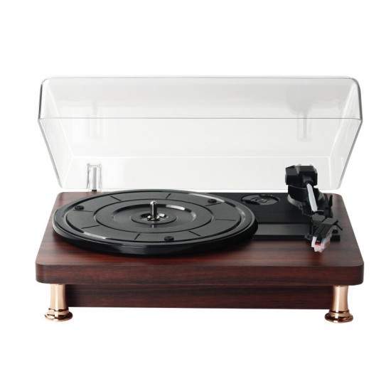 Record Player with bluetooth Input Vinyl Players with Built in Speakers and Dust Cover