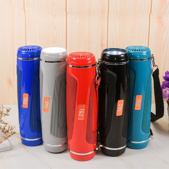 TG601 Mini Portable Wireless bluetooth Speaker Flashlight Bass Outdoor Column Loudspeaker Handsfree AUX TF USB Speakers