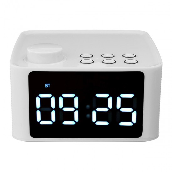 Wireless bluetooth 5.0 Speaker LED Display Alarm Clock FM Radio TF Card Handsfree Speaker Wireless bluetooth 5.0 Speaker LED Display Alarm Clock FM Radio TF Card Handsfree Speaker