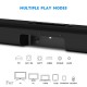 Y6 40W bluetooth Speaker TV Soundbar 4 Drivers HiFi 3D Surround Stereo OPT COAX TF USA AUX Home Theater System Sound Bar