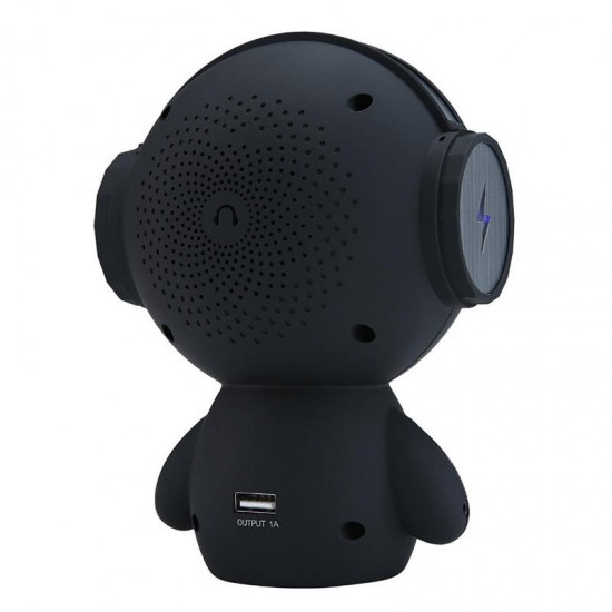 Robot Portable Stereo Noise Cancelling Power Bank TF Card Wireless bluetooth Speaker with Mic Robot Portable Stereo Noise Cancelling Power Bank TF Card Wireless bluetooth Speaker with Mic