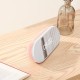 E09 Wireless bluetooth Speaker HiFi Dual Units Dual Alarm Clock LED Display Light FM Radio TF Card Speaker with Mic