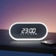 E09 Wireless bluetooth Speaker HiFi Dual Units Dual Alarm Clock LED Display Light FM Radio TF Card Speaker with Mic