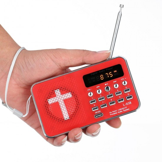 Bible AUX U-disk TF SD Card Audio MP3 Music Player Portable Mini FM Radio Speakers For Elders Gift Bible AUX U-disk TF SD Card Audio MP3 Music Player Portable Mini FM Radio Speakers For Elders Gift