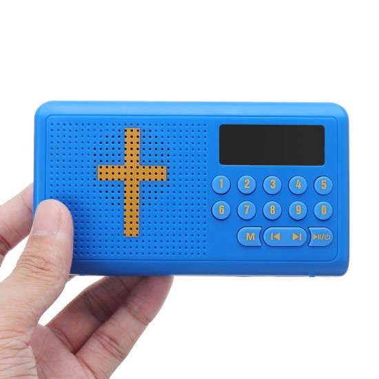 Bible Audio Books Player Speaker King James Electronic English Talking Support TF Card