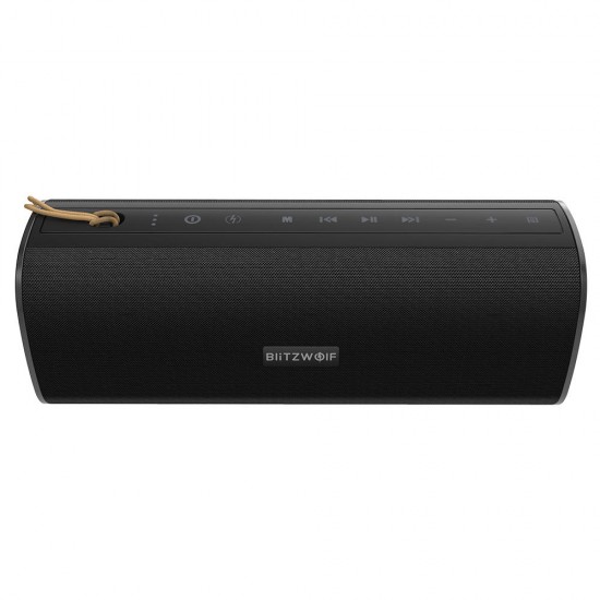 BW-WA2 20W Wireless bluetooth Speaker Dual Passive Diaphragm TWS NFC Bass Stereo Outdoors Soundbar with Mic