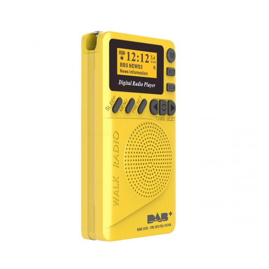 DAB+ Digital FM 174–240MHz Radio LCD Display SD Card Speaker Music MP3 Player Loudspeaker DAB+ Digital FM 174–240MHz Radio LCD Display SD Card Speaker Music MP3 Player Loudspeaker