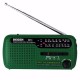 DE13 Portable FM MW SW Manual Cranking Dynamo World Receiver Radio Recorder
