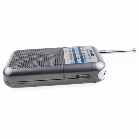 DE333 Portable Mini Handle FM/AM Radio Receiver Two Bands Pointer Radio
