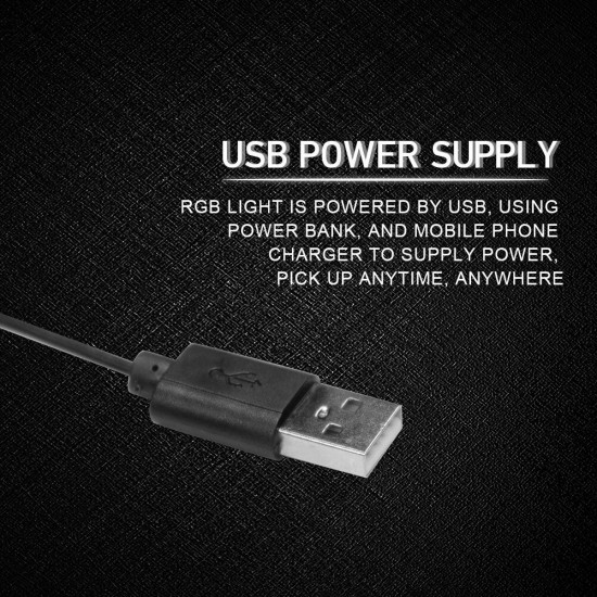 GS202 Mini Magnet-free 3.5mm USB Plug RGB Lightning PUBG LOL FPS Gaming Stereo Music Speaker