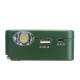 FM AM Radio Phone Charger Flashlight Hand Crank Solar Powered Speaker