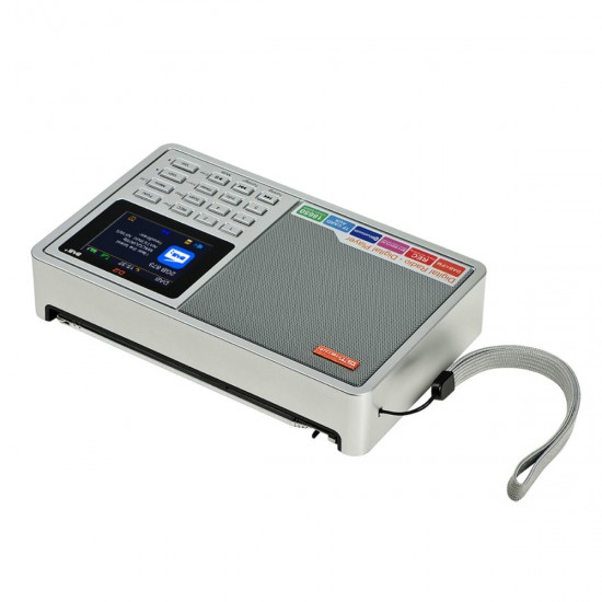 D2 DAB+ 174.92-239.20MHz DAB FM Full Band Digital Radio MP3 Music Player Clock Alarm