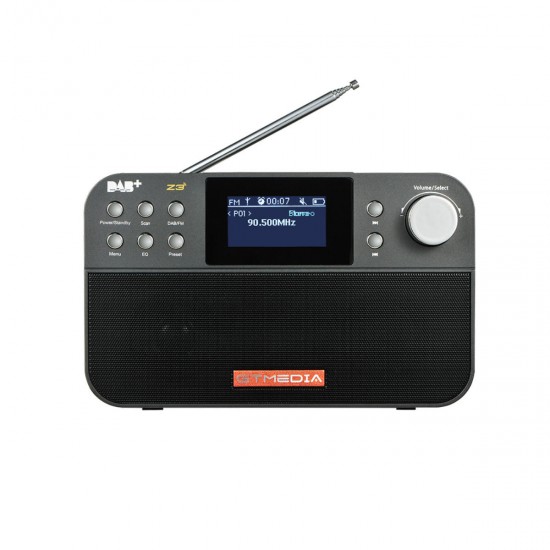 Z3 DAB+ FM RDS Full Band Digital Radio 60 Preset Stations 2.4inch TFT Display Upgrade Version Z3 DAB+ FM RDS Full Band Digital Radio 60 Preset Stations 2.4inch TFT Display Upgrade Version