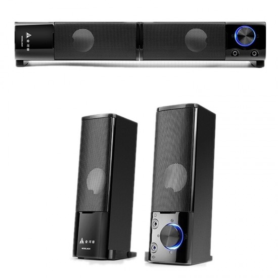 Golden Field M24 Soundbar Speakers HiFi Stereo Heavy Bass Desktop Detachable Computer Speaker with Mic Golden Field M24 Soundbar Speakers HiFi Stereo Heavy Bass Desktop Detachable Computer Speaker with Mic