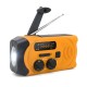 Hand-Crank Solar Power Dynamo AM/FM/WB NOAA Global Weather Radio Flashlight Power Bank