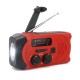 Hand-Crank Solar Power Dynamo AM/FM/WB NOAA Global Weather Radio Flashlight Power Bank