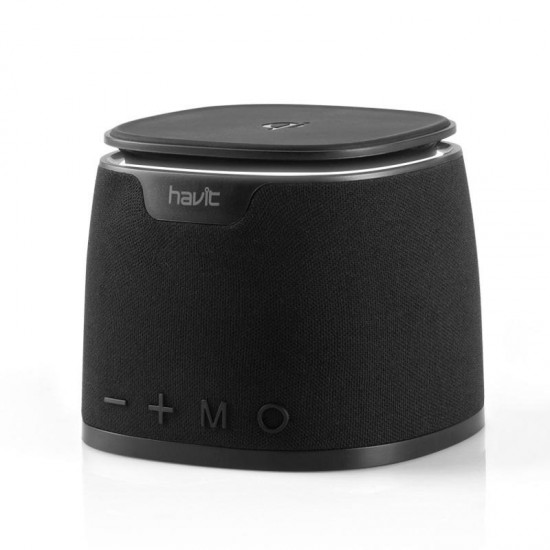 M1 Wireless Qi Charging bluetooth Speaker Mini Heavy Bass Stereo TF Card Handsfree Speaker