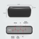 S600 60W bluetooth 5.0 Super Bass Speaker IPX5 Waterproof DSP Outdoor TWS Speaker with Type-C Charging Aux TF Card