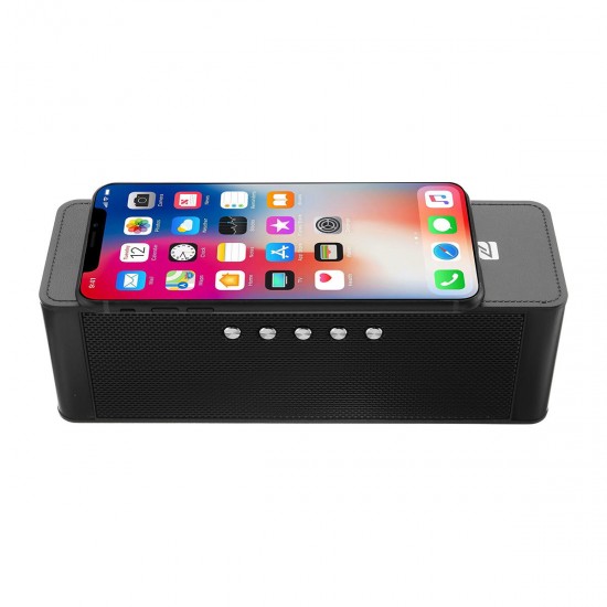 JY-28 Wireless Fast Charger bluetooth NFC Speaker Support Alarm Clock TF Card USB AUX