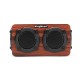 S403 HiFi Wooden Wireless bluetooth Speaker Portable Stereo Outdoors Subwoofer with Mic