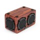 S403 HiFi Wooden Wireless bluetooth Speaker Portable Stereo Outdoors Subwoofer with Mic