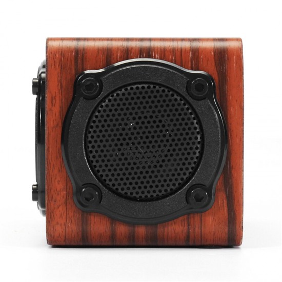 S403 HiFi Wooden Wireless bluetooth Speaker Portable Stereo Outdoors Subwoofer with Mic