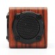 S403 HiFi Wooden Wireless bluetooth Speaker Portable Stereo Outdoors Subwoofer with Mic