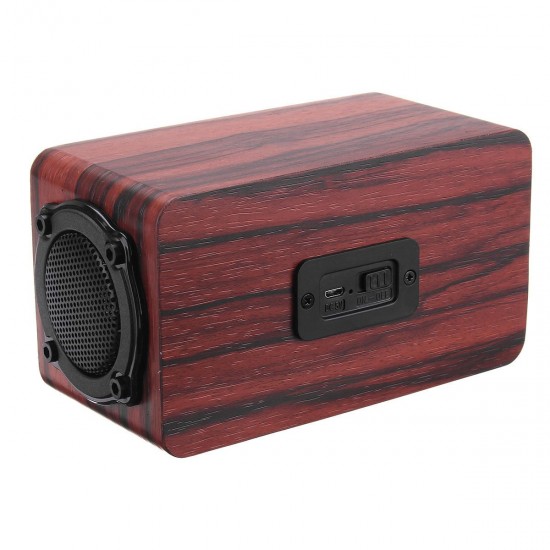 S403 bluetooth Wireless Wooden 2 Speaker 2 Bass Membrane 2x3W Speaker