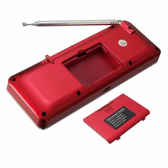 L-288 Mini Portable LCD FM Radio Stereo MP3 Music Player Micro SD TF USB AUX Outdoor Speaker