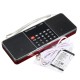 L-288 Mini Portable LCD FM Radio Stereo MP3 Music Player Micro SD TF USB AUX Outdoor Speaker