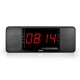 HiFi Dual Unit Wireless bluetooth Speaker LED Display Alarm Clock 1800mAh TF Card Subwoofer