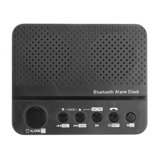 Wireless Alarm Clock Mini bluetooth Speaker With Card Play FM Radio Wireless Alarm Clock Mini bluetooth Speaker With Card Play FM Radio