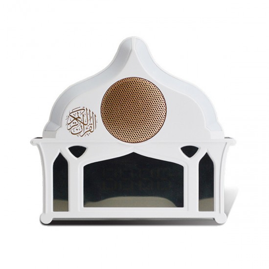 LED Clock Quran Speaker Wireless bluetooth Remote Control Digital Speaker for Quran Study