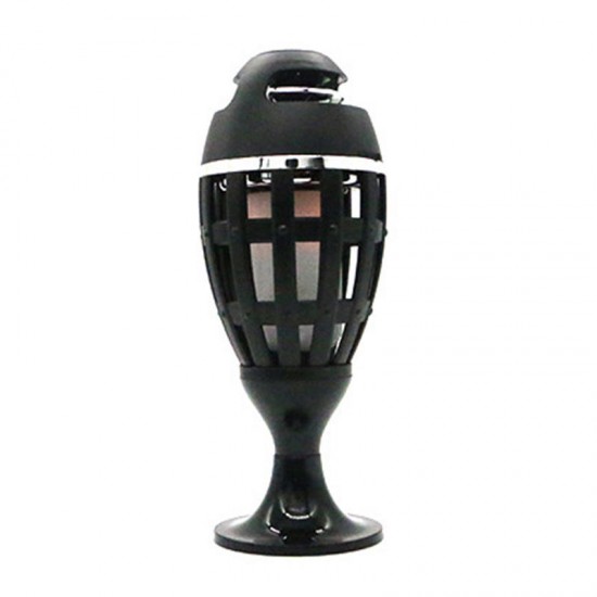 LED Flame Atmosphere Speaker Lamp Wireless bluetooth Speaker 2000mAh IP65 Waterproof Speaker
