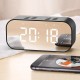 BT501 Wireless bluetooth 5.0 Speaker Dual Alarm Clock LED Display Stereo TF Card Mic Speaker