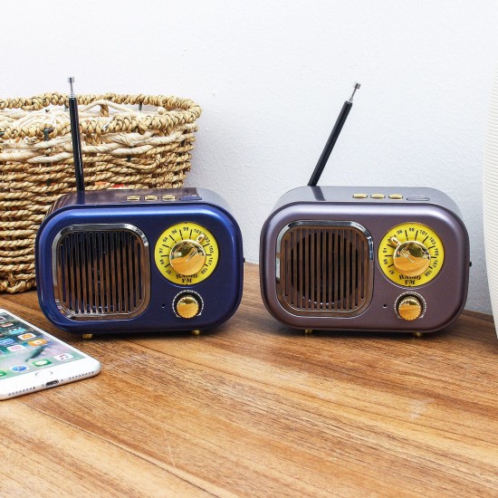 M-205BT Portable Retro Radio bluetooth Speaker MP3 Player FM Raido TF Card U Disk AUX Mini Raido Speaker M-205BT Portable Retro Radio bluetooth Speaker MP3 Player FM Raido TF Card U Disk AUX Mini Raido Speaker