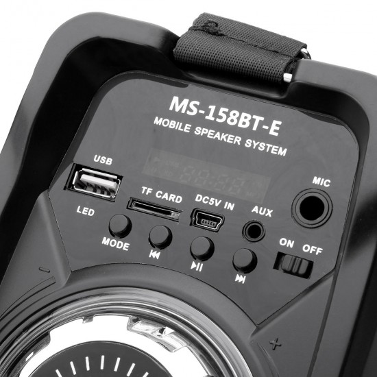 MS-158BT Outdoor Wireless bluetooth Stereo Speaker AUX USB TF FM Radio