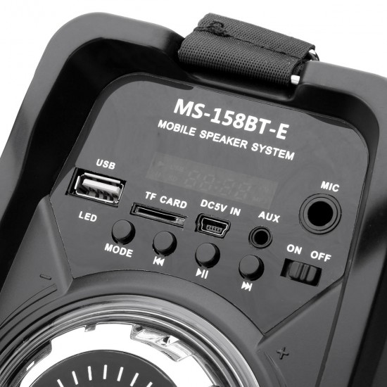 MS-158BT Outdoor Wireless bluetooth Stereo Speaker AUX USB TF FM Radio MS-158BT Outdoor Wireless bluetooth Stereo Speaker AUX USB TF FM Radio