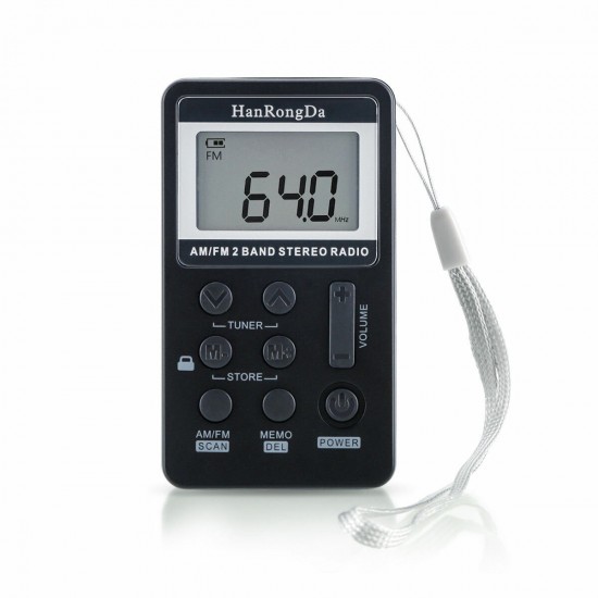 Mini Portable Digital LCD FM AM 2 Band Stereo Radio Pocket Receiver with Earphone Mini Portable Digital LCD FM AM 2 Band Stereo Radio Pocket Receiver with Earphone