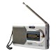 Mini Portable Pocket Stereo AM FM Telescopic Antenna Radio Speaker