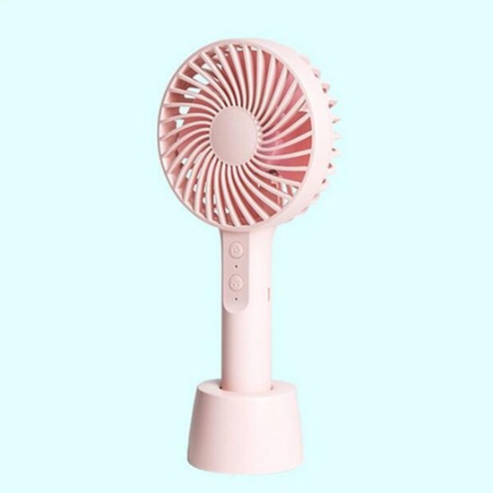 Mini Portable Wireless Rechargeable bluetooth Speaker USB Air Conditioner Purifier Desk Fan