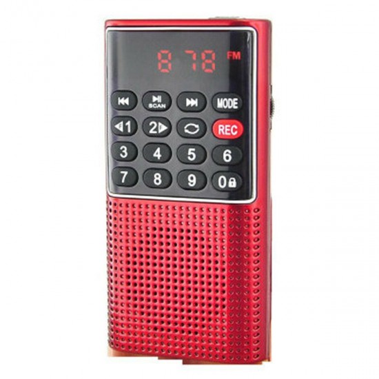 Multifunction Portable Recorder Mini FM Rudio TF Card U Disk MP3 Recorder