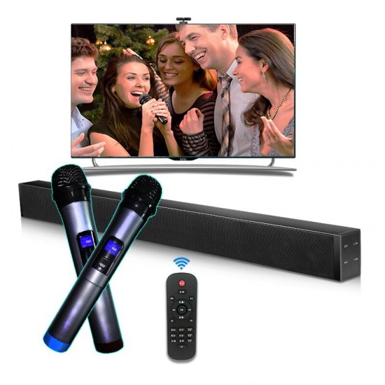 N-S02WX 60W Soundbar Home Theater bluetooth Speaker 3D Stereo Bass DSP Sound KTV Audio Sound Bar Fiber Coaxial Wall Speaker